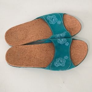 Patagonia leather slip on sandals